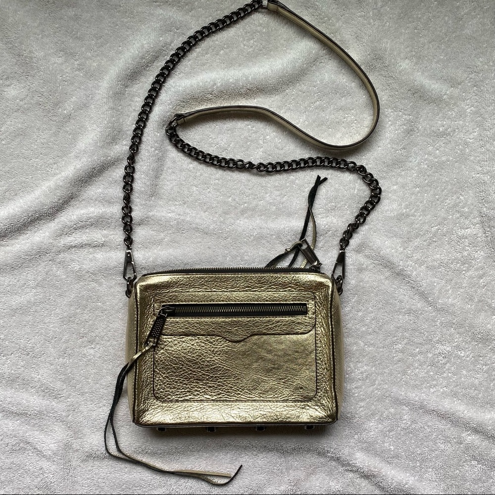 Rebecca Minkoff Avery Gold Crossbody